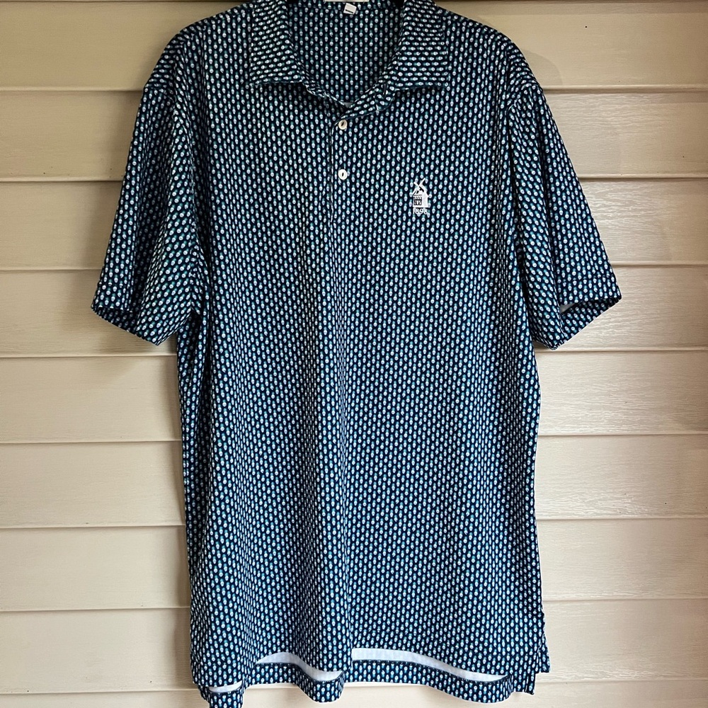 Peter Millar Piña Skullada Polo Shirt Size Medium
